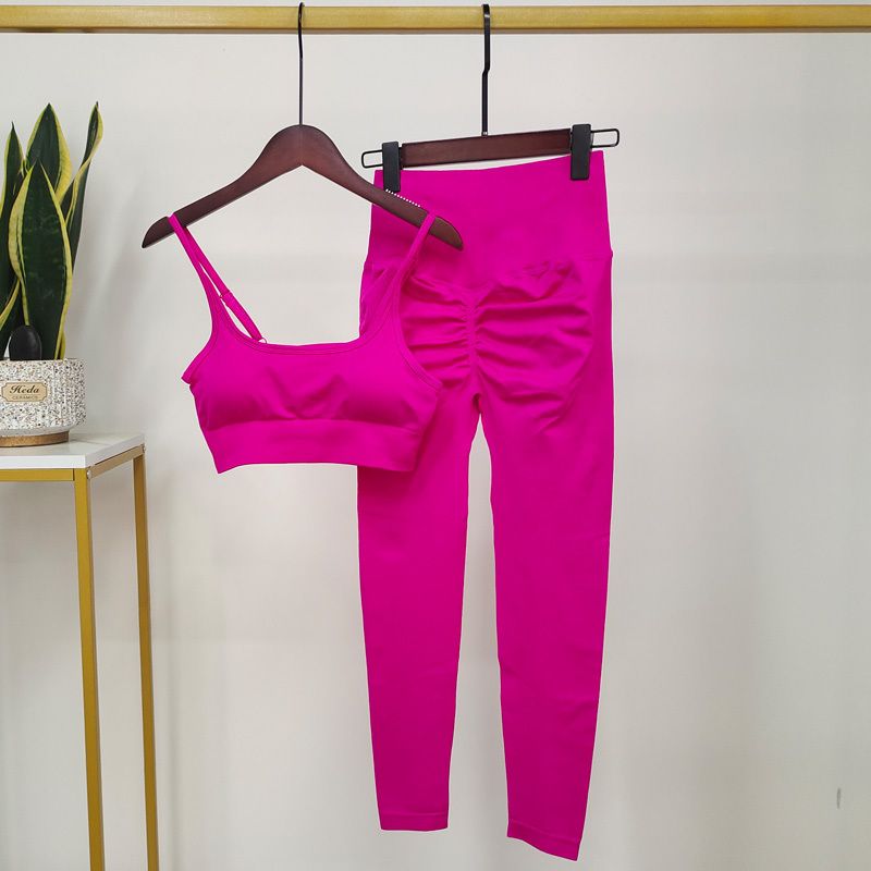 Ensemble de legging à rose