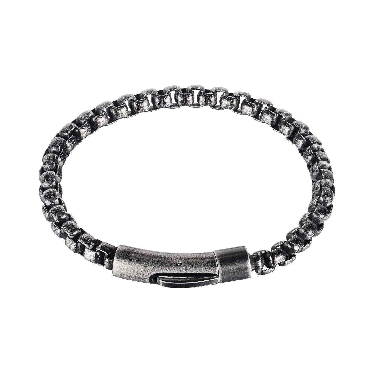 1137 - Gray Plated Steel Bracelet