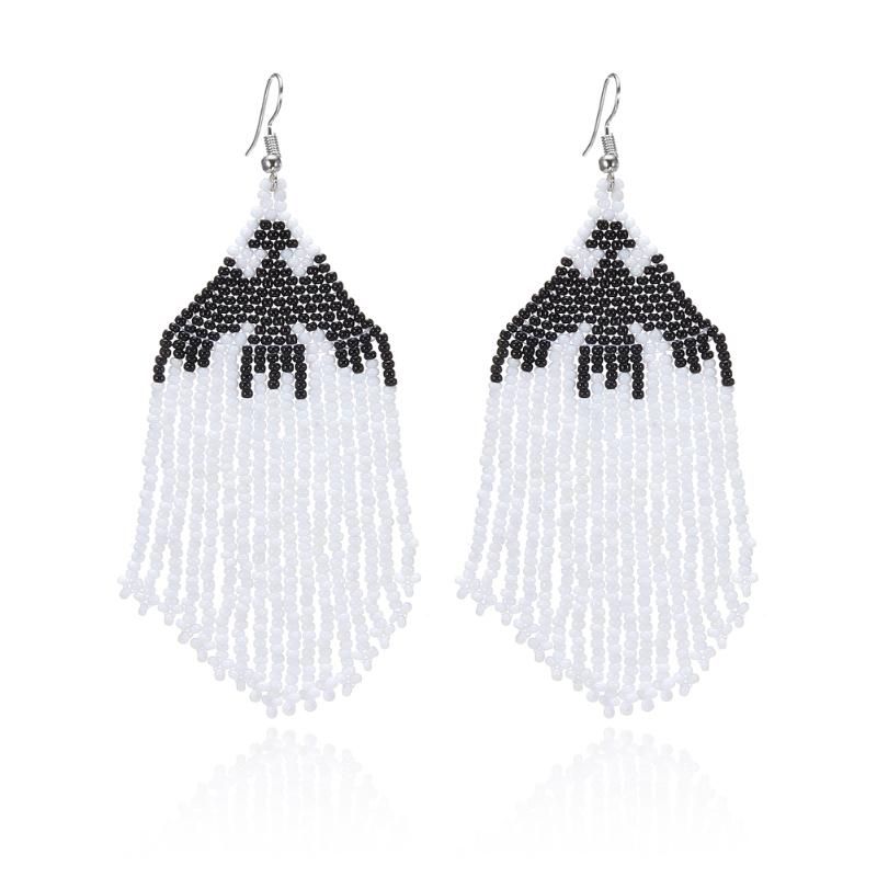 Boucles d'oreilles noires 0376c Chine