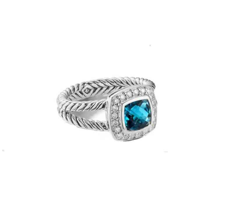 Dyjz-010 blauwe ring met logo