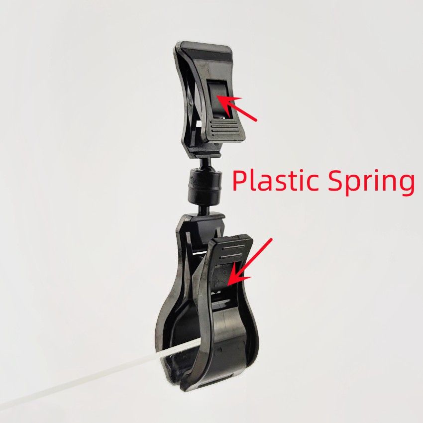 Black Plastic Spring