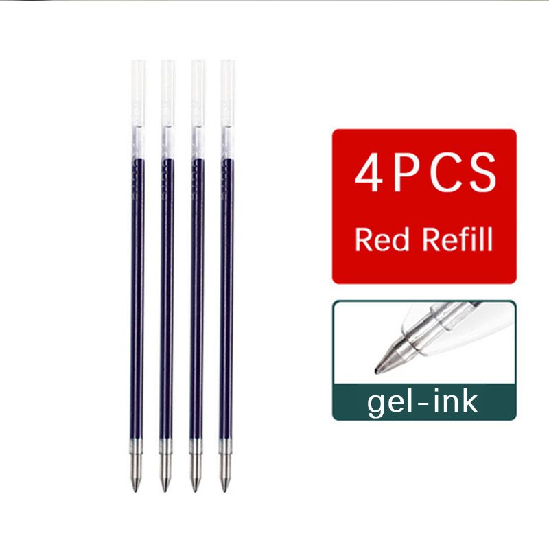4pcs gel ink red Multi-Colored