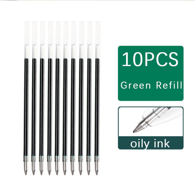 10pc oily ink green Multi-Colored