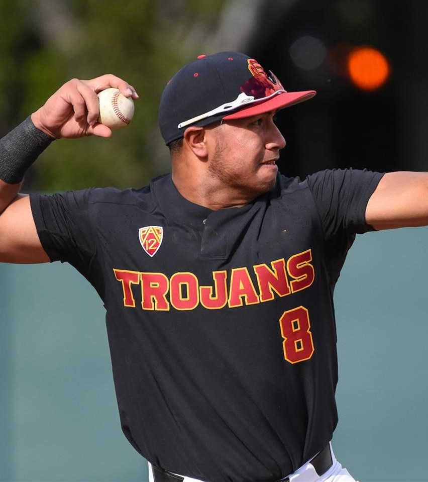 NEW College Baseball Wears 2022 NCAA Custom USC Trojans Baseball Jersey 28 Kyle Hurt 5 Blake