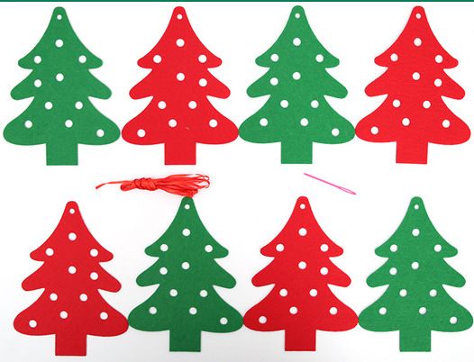 علم عيد الميلاد - شجرة