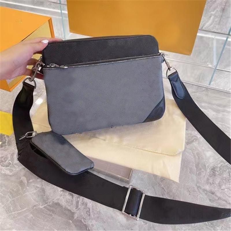 Luxury Designer Messenger Bag Reverse Canvas Mens Crossbody TRIO Sets  Fashion Man Shoulder Bags Tote Purse Wallet Clutch M69443 From 49,13 €