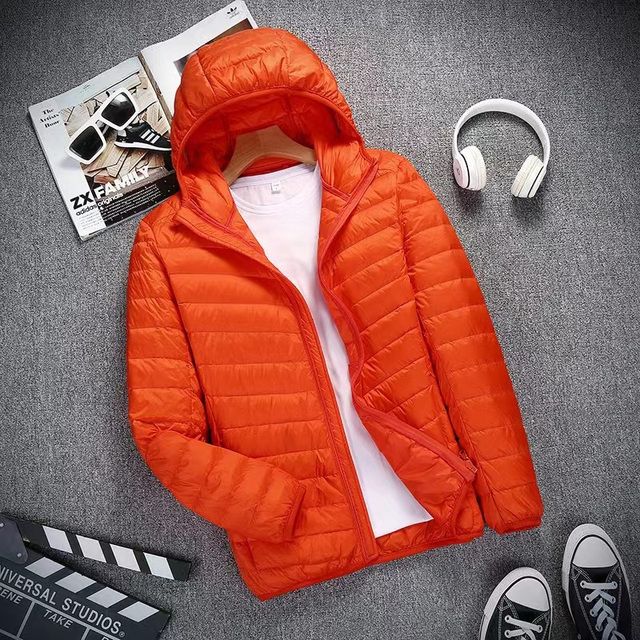 orange hooded