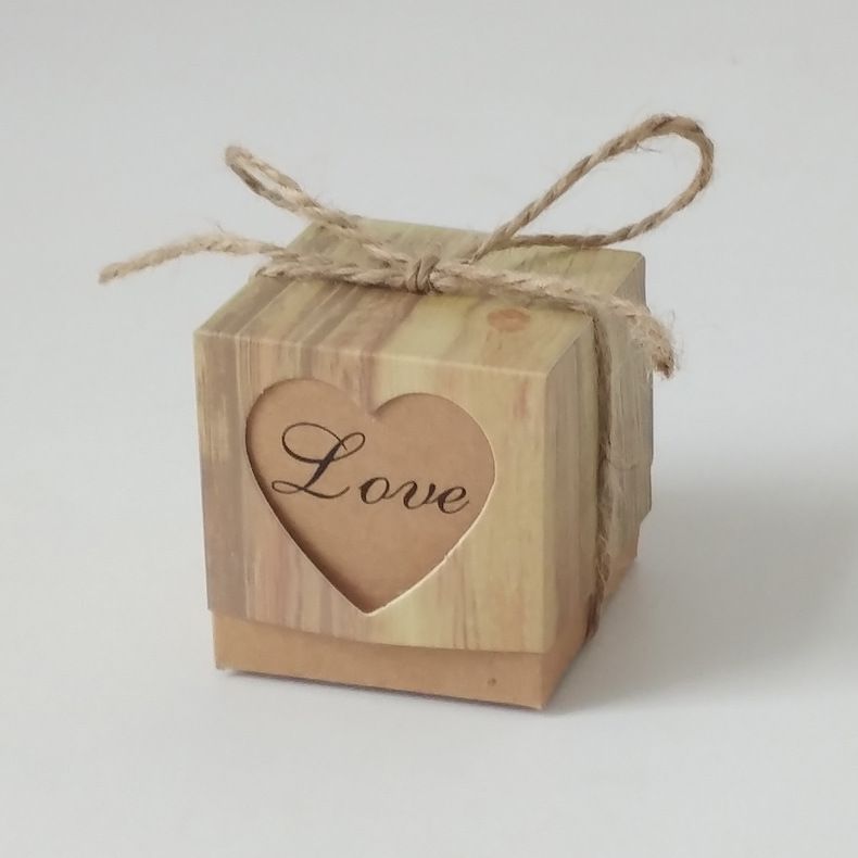 Love Heart Box 10pcs 5x5x5cm