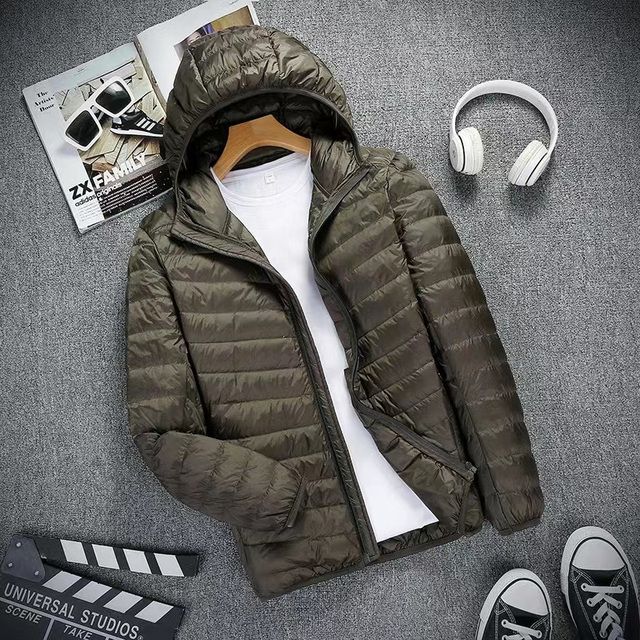 army green hooded