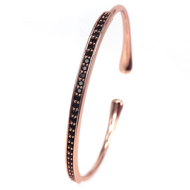 Preto CZ Rose Gold