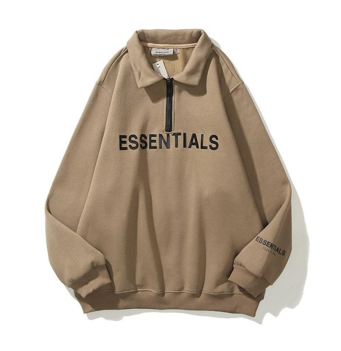 Dupe Loose Hoodie Couples Warm FOG ESSENTIALS Hoodie Mens Womens