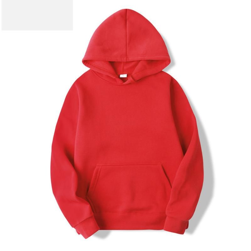 roter Kapuzenpullover