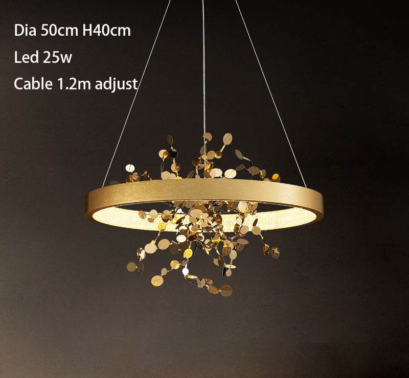 50cm plated copper color