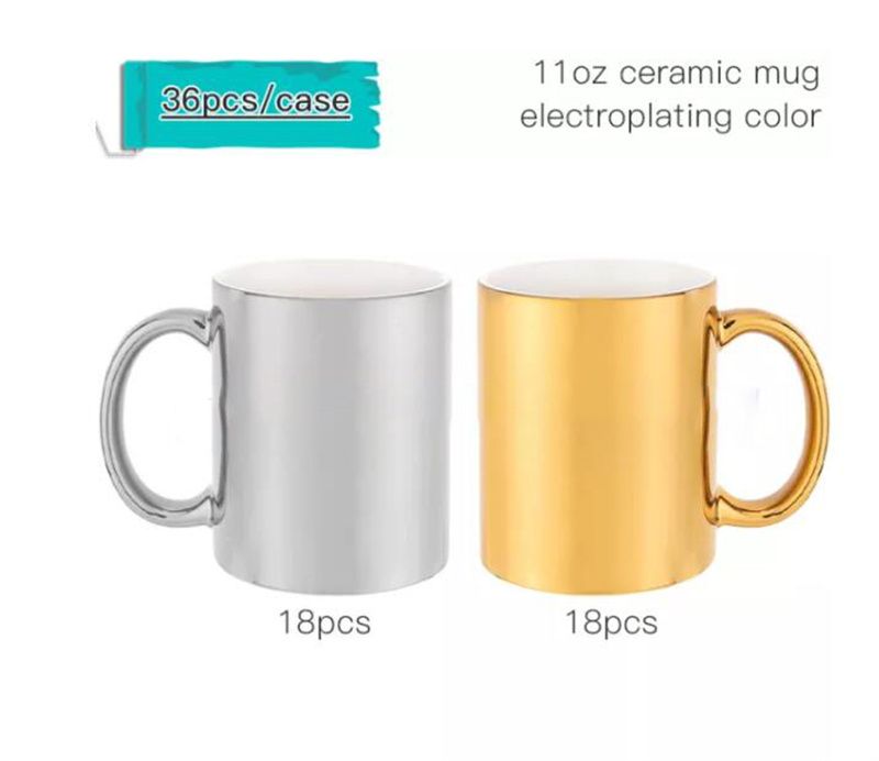 11oz Electroplating mug