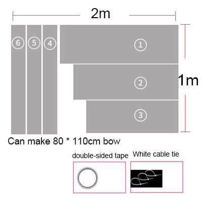 Pack de matériaux de 80 cm gris clair