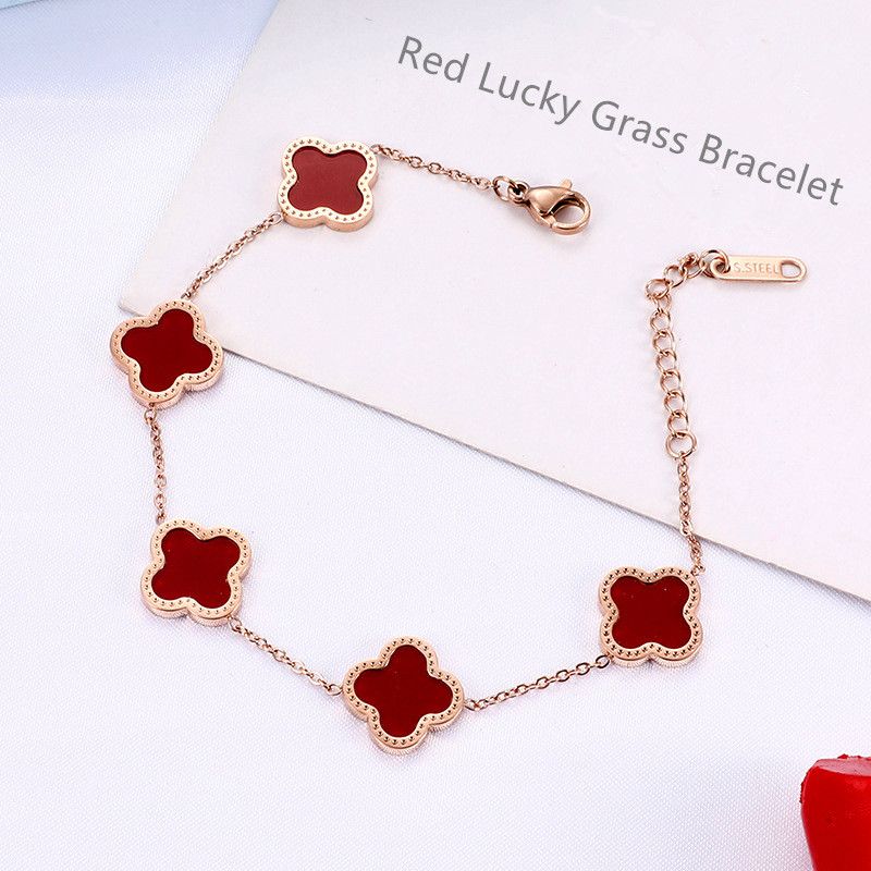 Bracciale Grass Lucky Red