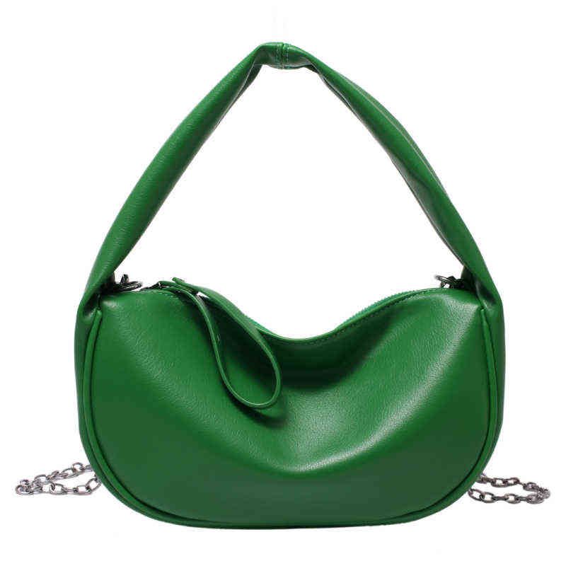 Borsa a tracolla verde.