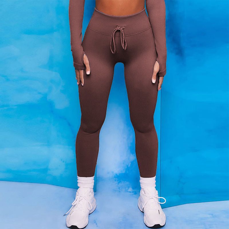 Drawschnell brauner Leggin