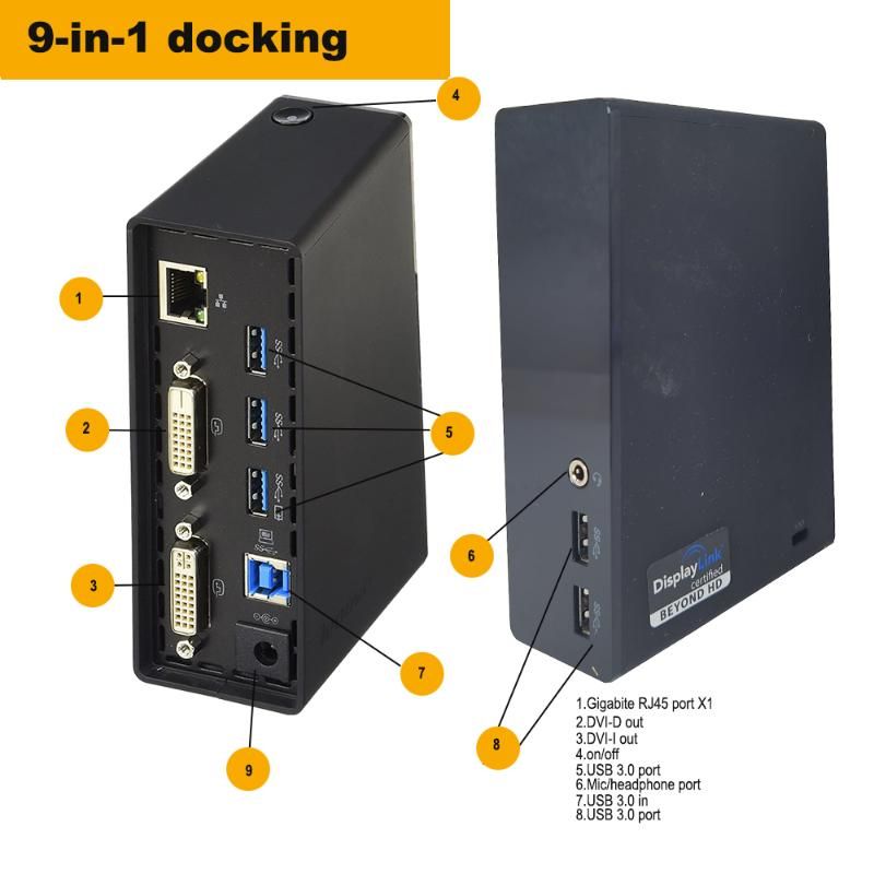 9-in-1 docking