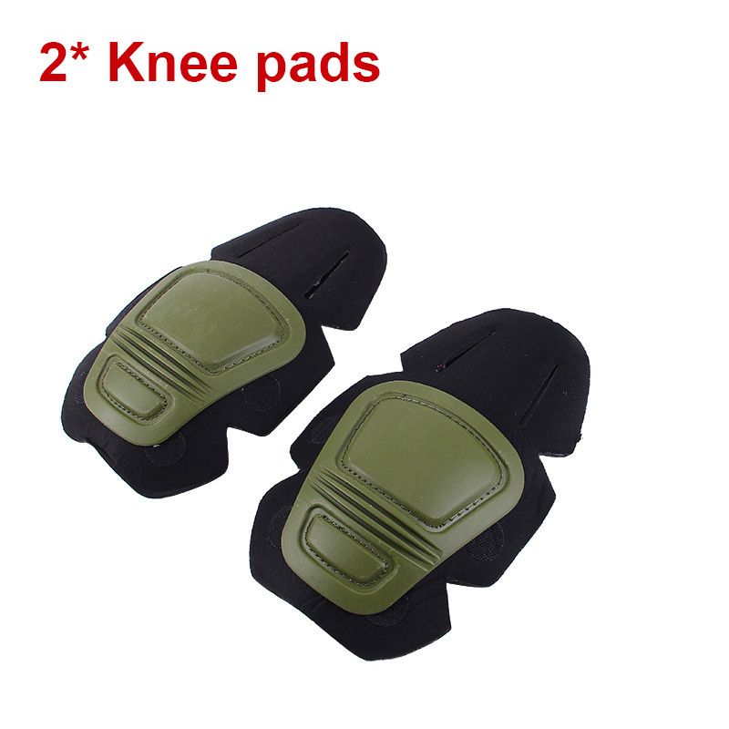 2 knie pads groen