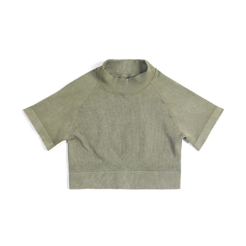 army green top