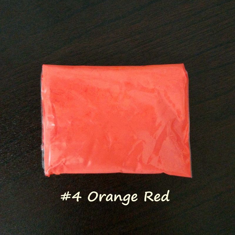 4 orange röd
