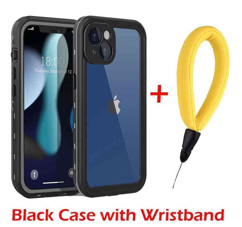black with wristband