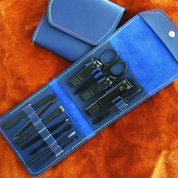 12pcs preto azul.