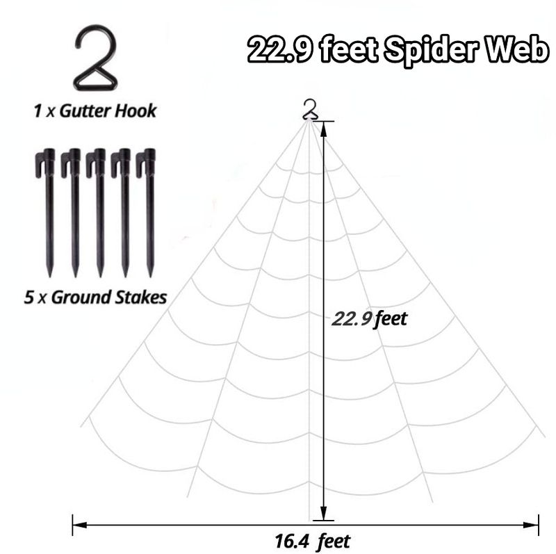 7m spider web