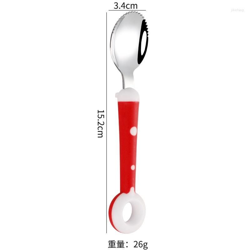 L red fruit spoon