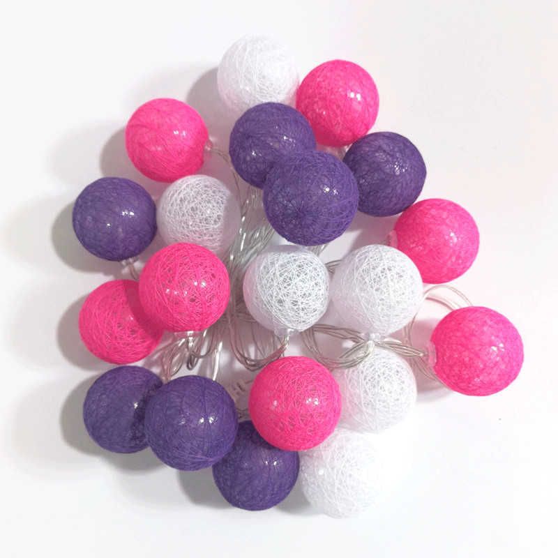 A-pink Purple-1.5m 10leds-usb