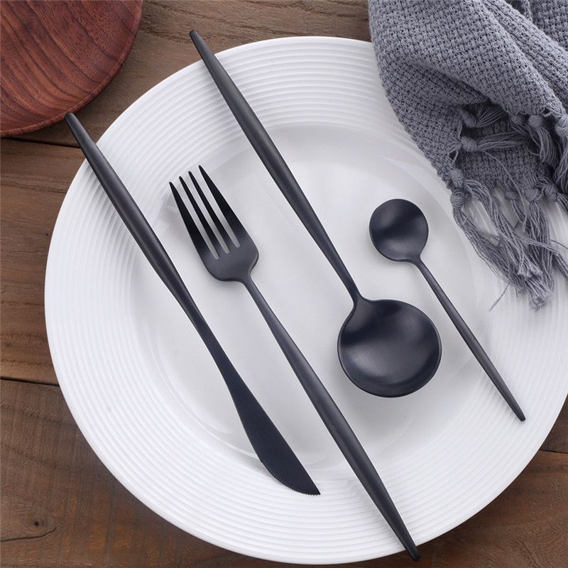 4 sets(16-piece) Black