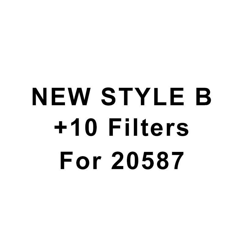Newstyleb 10 filter-med batteri