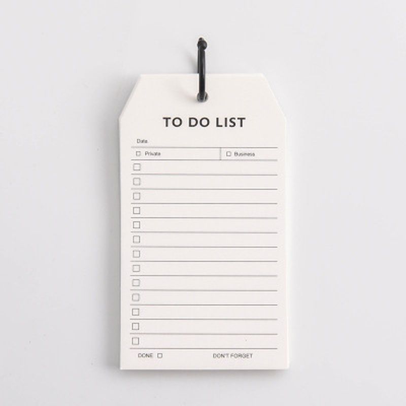 liste de choses à faire