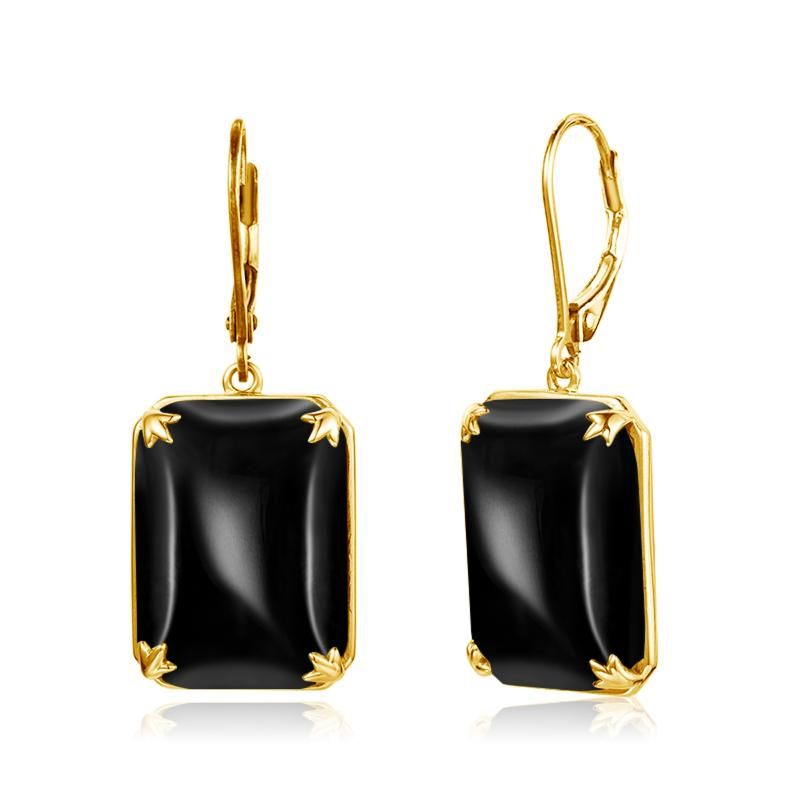 Black Onyx 14K Gold