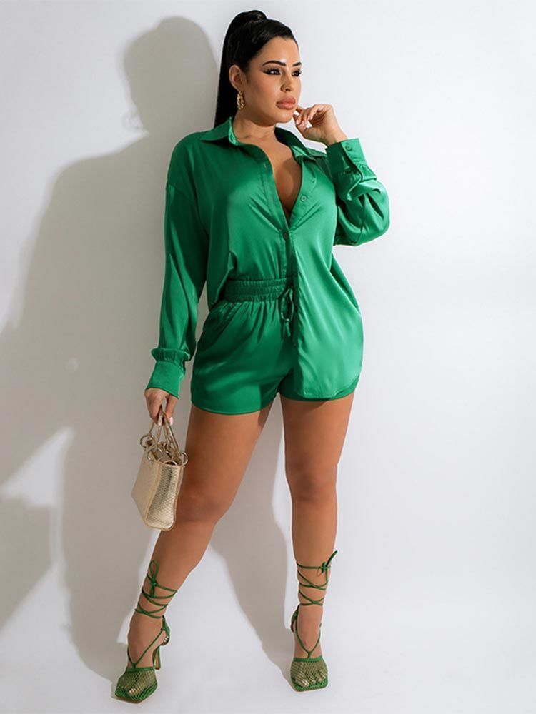 Conjunto de shorts verdes