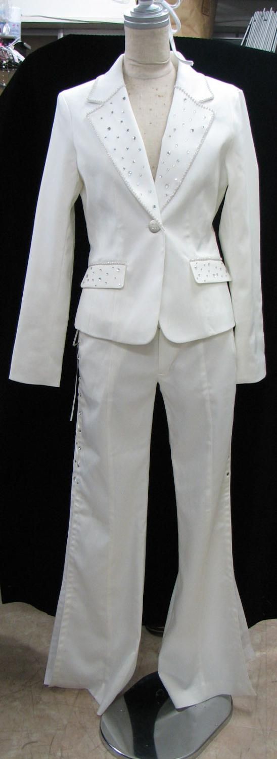 white suit