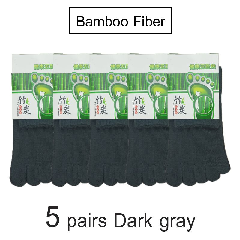 5 pairs dark gray