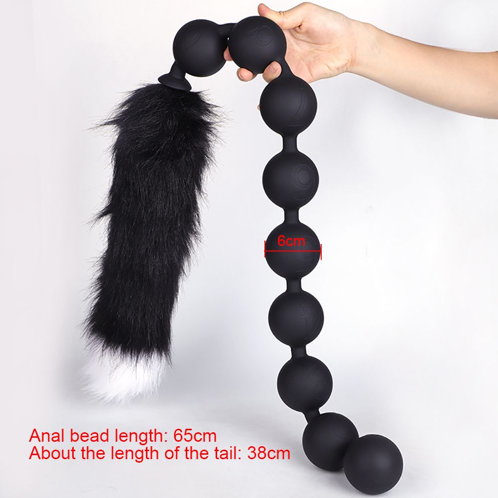 Anal Tail Balck 6cm