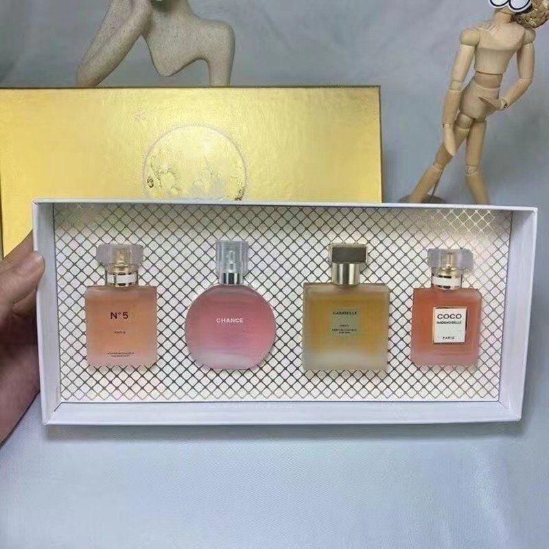 Top Festival Gift Perfume Set Incense Scent Fragrance Unisex 4/25ML Chance  No.Co/Co Perfumes Kit For Woman Frosted Glass Bottle From Encounter1,  $25.65