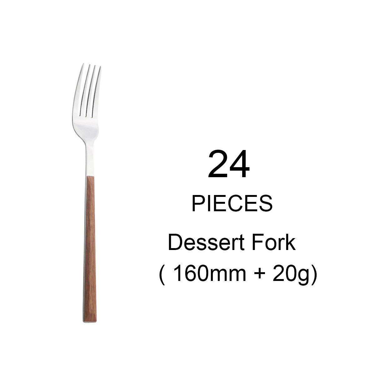 24pcs dessert fork