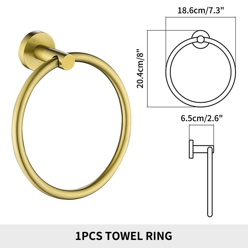 Ronde handdoekring