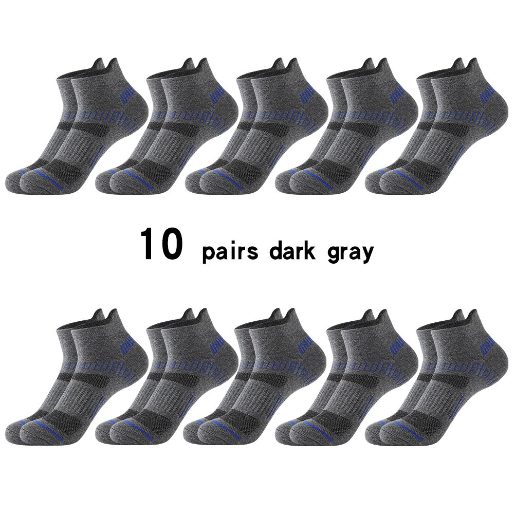 10 paires gris foncé