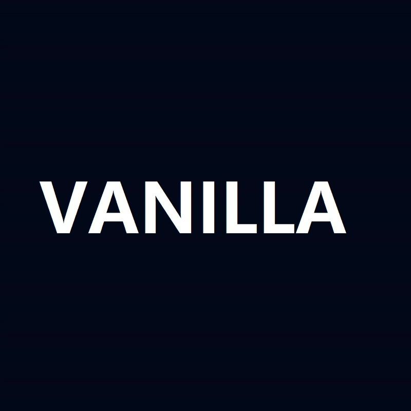 vanilla