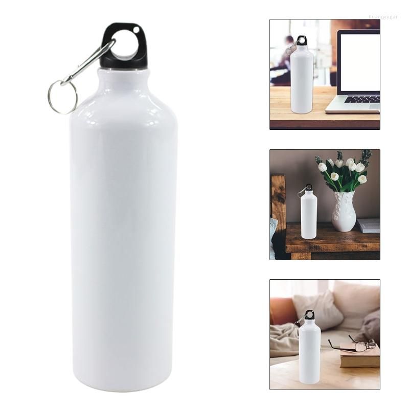750Ml Water Bottles with Carabiner Portable Aluminum Water Bottle