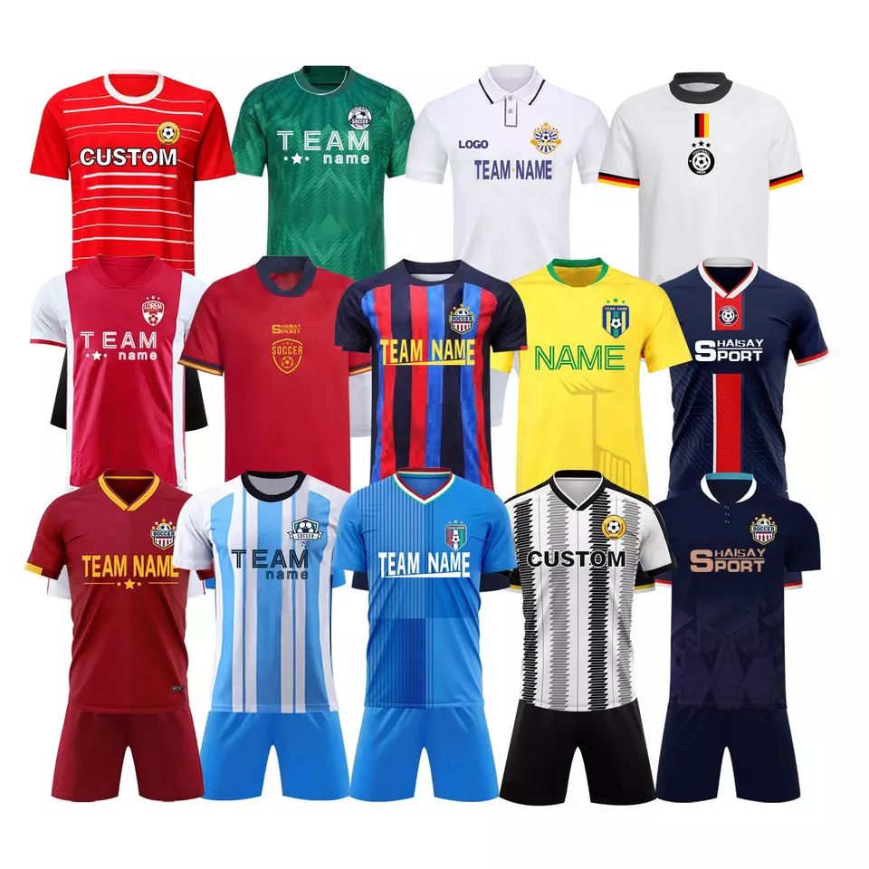 Top Fans Custom Football Soccer Jerseys 2022 World Cup Quick Dry