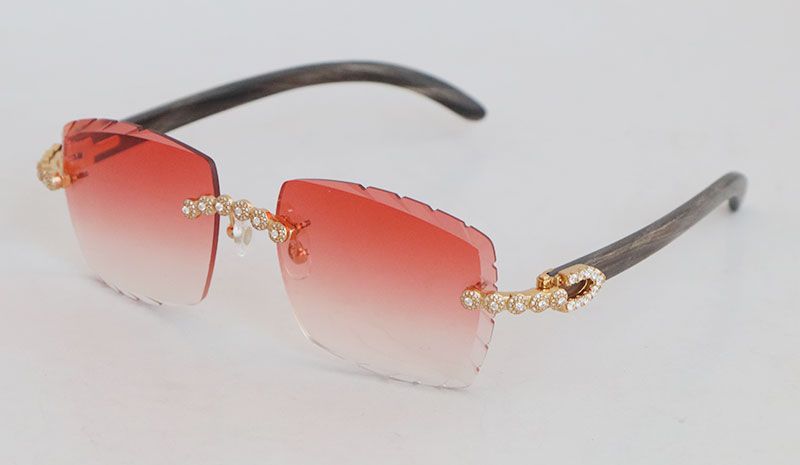 Gold Red Lens