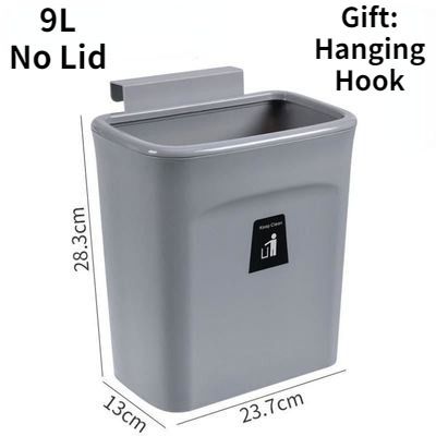 9l Gray No Lid