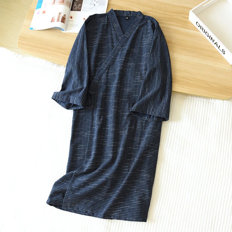 dark blue nightgown