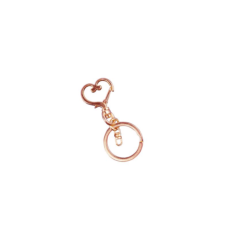 Rose gold keychains